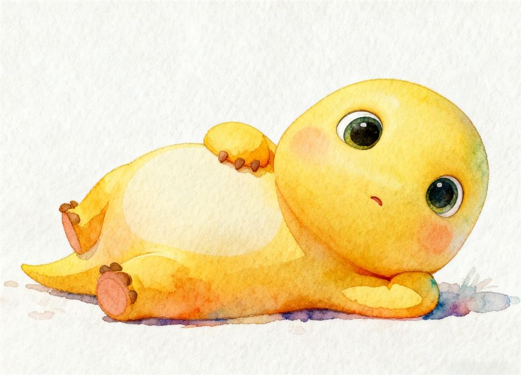 简笔画:奶龙图片简笔画 简笔画JPG格式图片素材