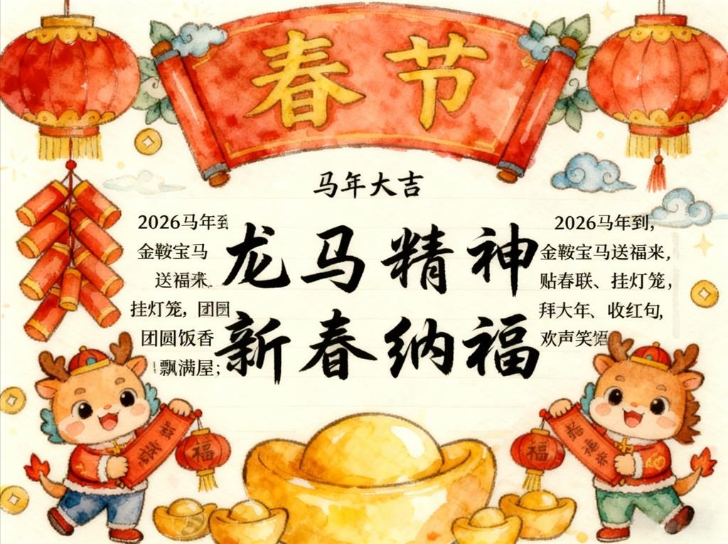 手抄报: 春节手抄报图片 手抄报版式设计JPG模板