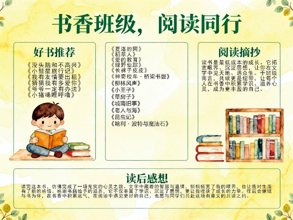 手抄报:班级手抄报最新图片 手抄报版式设计JPG模板