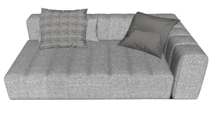 布艺沙发家具SU模型 SU模型免费下载_sketchup模型