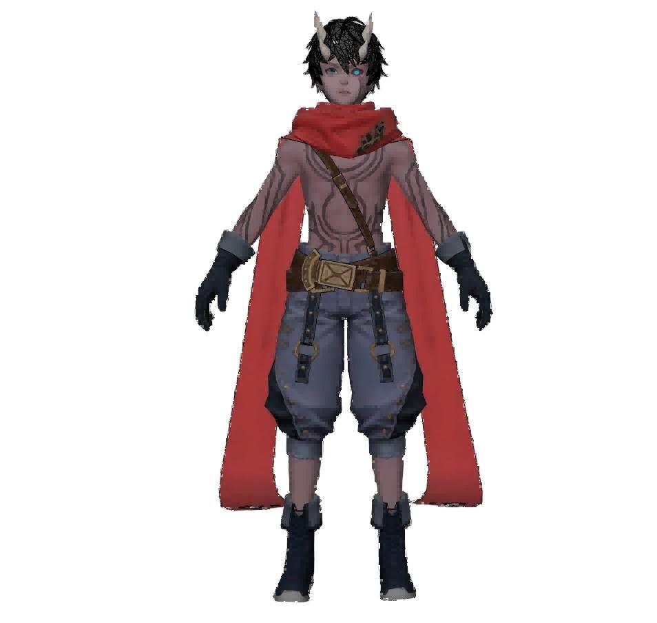 游戏角色人物SU模型 SU模型免费下载_sketchup模型