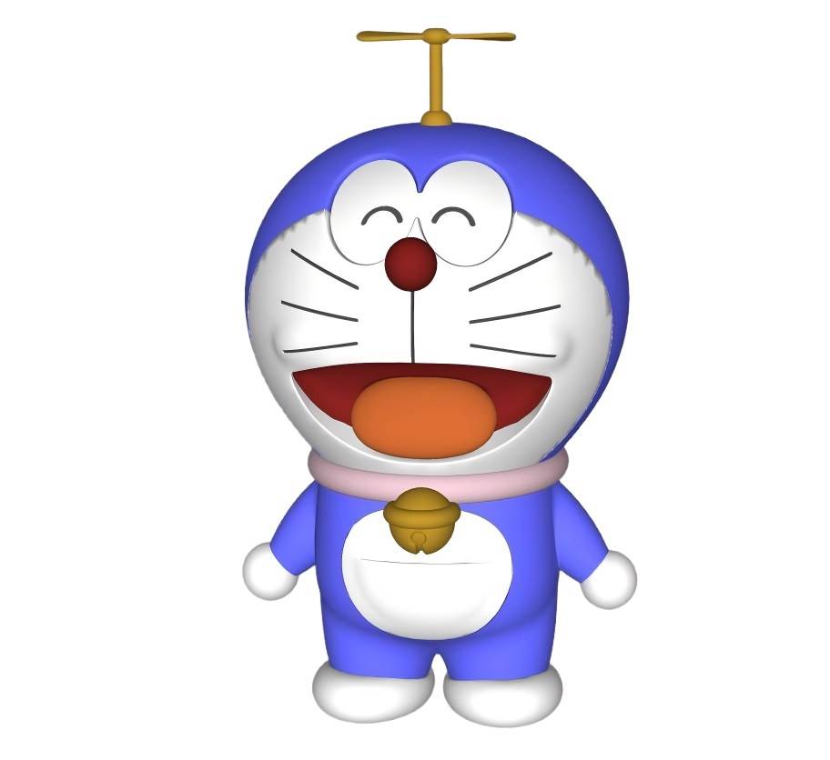 哆啦A梦机器猫SU模型 SU模型免费下载_sketchup模型