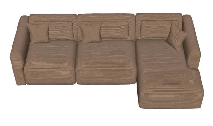 L形沙发SU模型下载 SU模型免费下载_sketchup模型