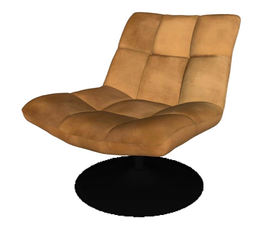 现代简约风格的软包旋转休闲椅su模型 SU模型免费下载_sketchup模型