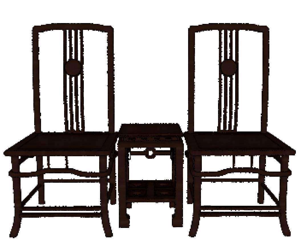 中式椅子家具su模型 SU模型免费下载_sketchup模型