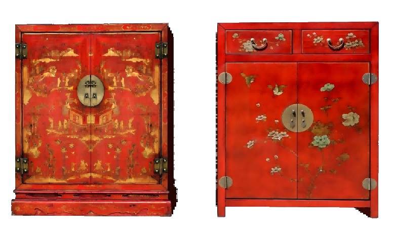 中式漆柜储物柜SU模型 SU模型免费下载_sketchup模型