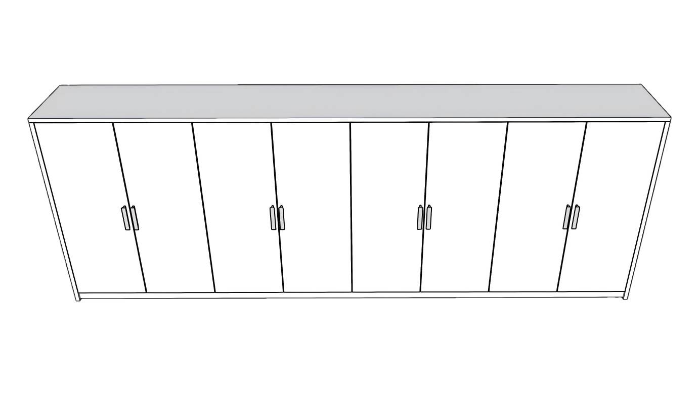 地柜排柜子办公柜su模型 SU模型免费下载_sketchup模型