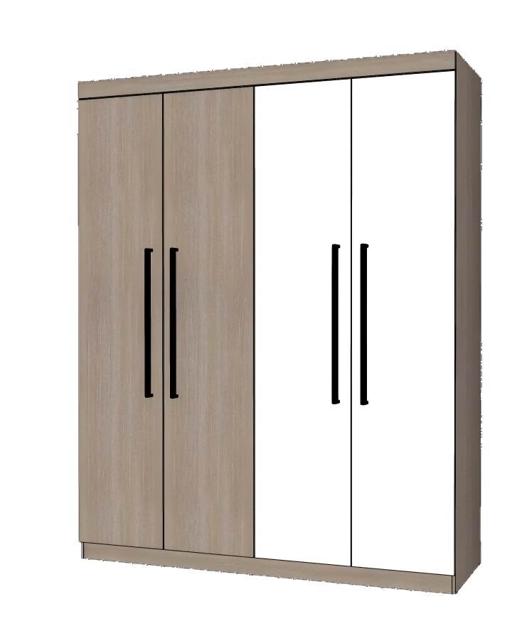 现代木制双开门衣柜子su模型 SU模型免费下载_sketchup模型