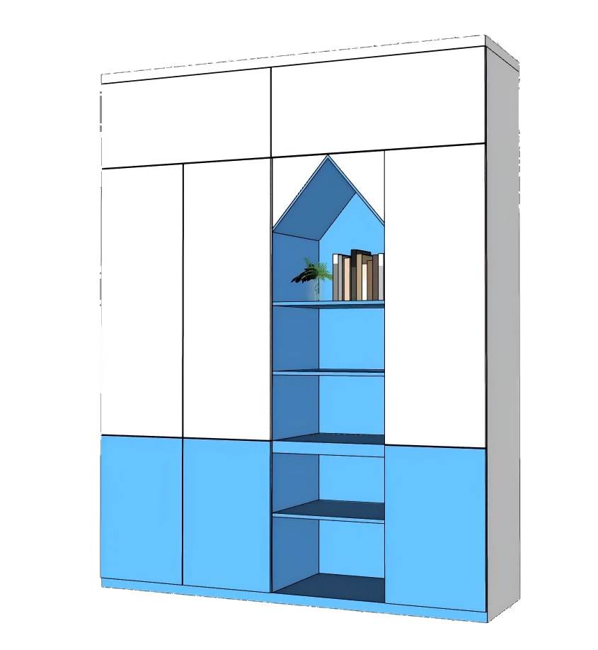 儿童柜书柜玩具柜子的su模型 SU模型免费下载_sketchup模型