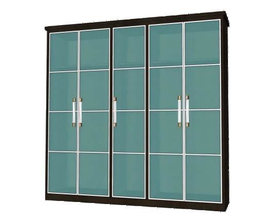 玻璃门展示储物柜子的su模型 SU模型免费下载_sketchup模型