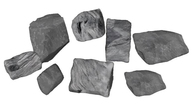 景观石头石块su模型 SU模型免费下载_sketchup模型