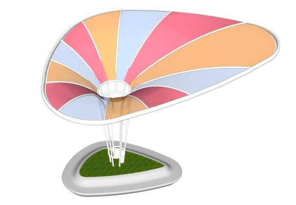 景观廊架座椅su模型 SU模型免费下载_sketchup模型