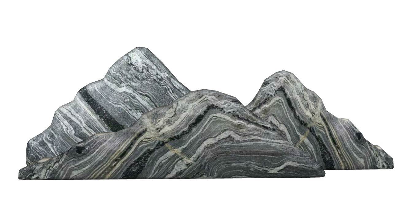 江山如画石景观石su模型 SU模型免费下载_sketchup模型