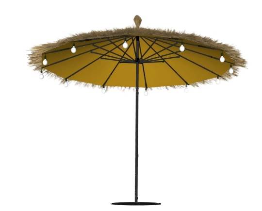 茅草遮阳伞su模型 SU模型免费下载_sketchup模型