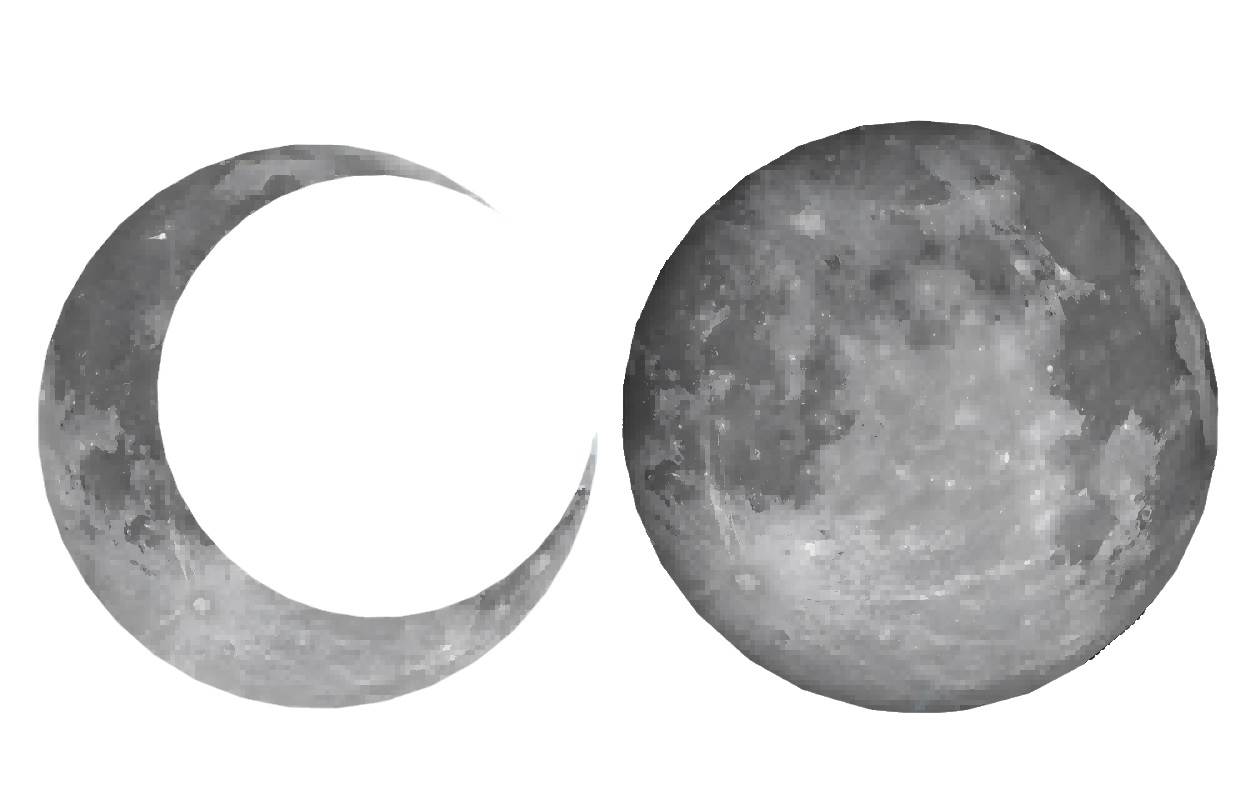 月亮月牙月球装饰su模型 SU模型免费下载_sketchup模型