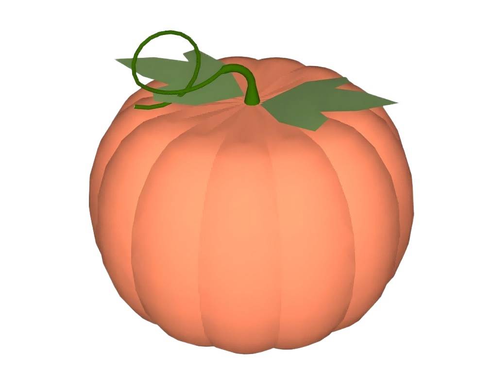 南瓜蔬菜su模型 SU模型免费下载_sketchup模型