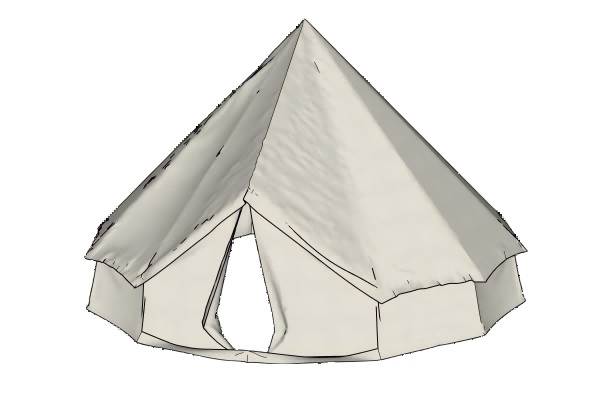 露营帐篷su模型 SU模型免费下载_sketchup模型