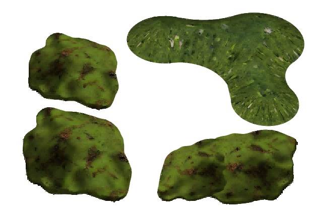 微地形小土丘景观su模型 SU模型免费下载_sketchup模型