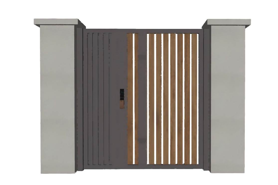 现代别墅入户门院门su模型 SU模型免费下载_sketchup模型