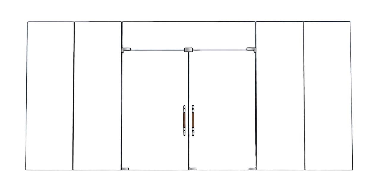 商铺玻璃门店门su模型 SU模型免费下载_sketchup模型