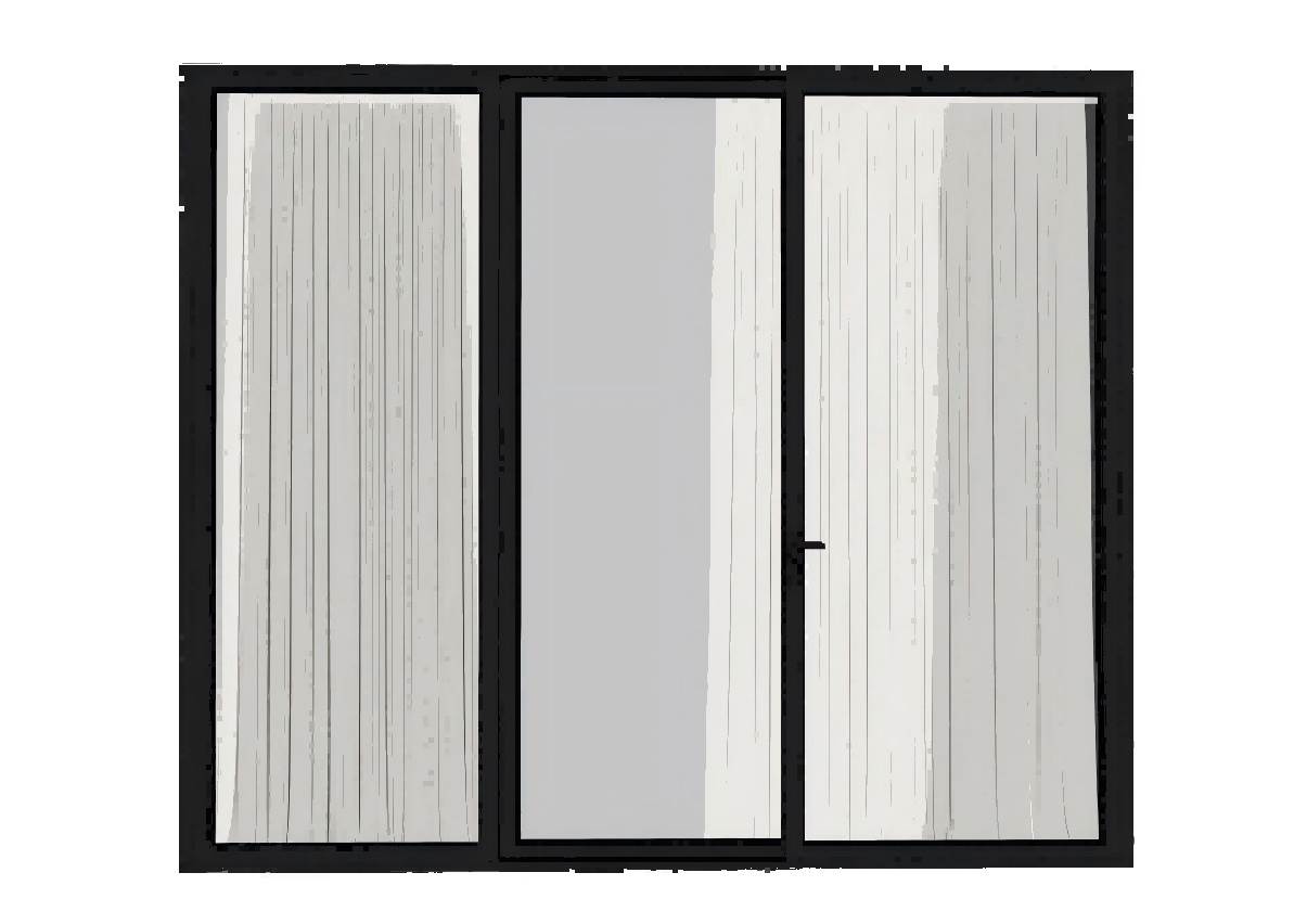 落地门窗玻璃门su模型 SU模型免费下载_sketchup模型