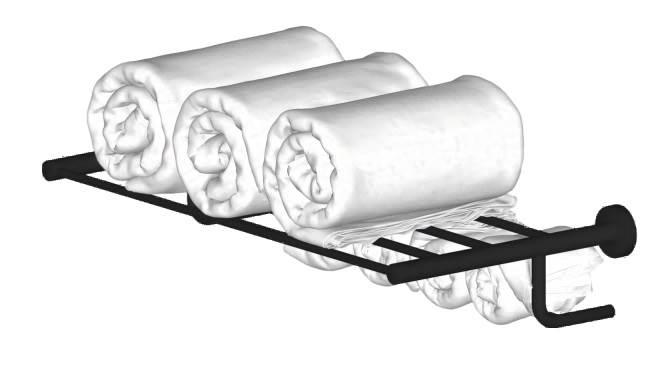 毛巾架su模型 SU模型免费下载_sketchup模型