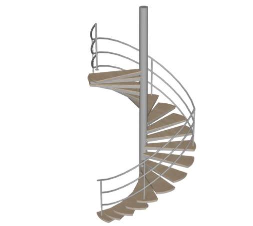 工业风格螺旋楼梯su模型 SU模型免费下载_sketchup模型