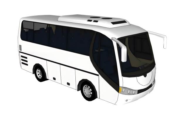 长途汽车客车su模型 SU模型免费下载_sketchup模型