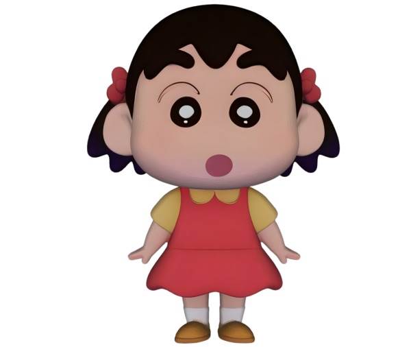 小新妹妹卡通角色手办su模型 SU模型免费下载_sketchup模型