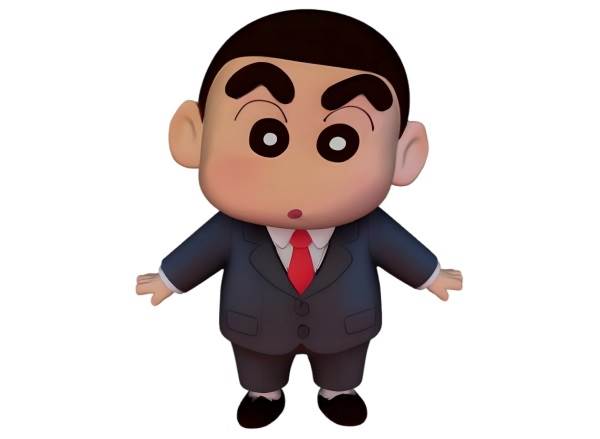 卡通小新哥哥手办su模型 SU模型免费下载_sketchup模型