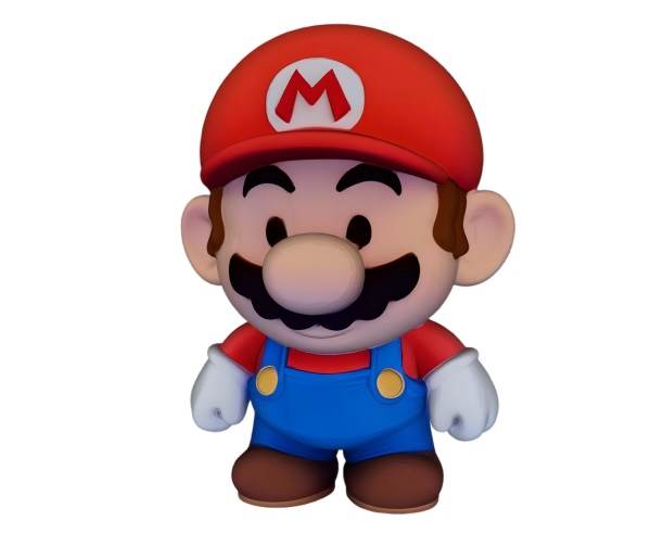 超级马里奥卡通游戏角色su模型 SU模型免费下载_sketchup模型