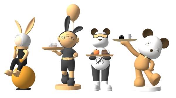 餐饮迎宾雕塑su模型 SU模型免费下载_sketchup模型