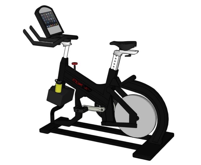 室内动感单车健身器材su模型 SU模型免费下载_sketchup模型