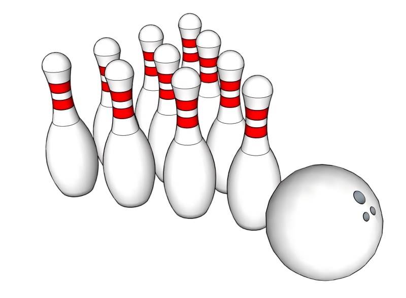 保龄球体育SU模型 SU模型免费下载_sketchup模型