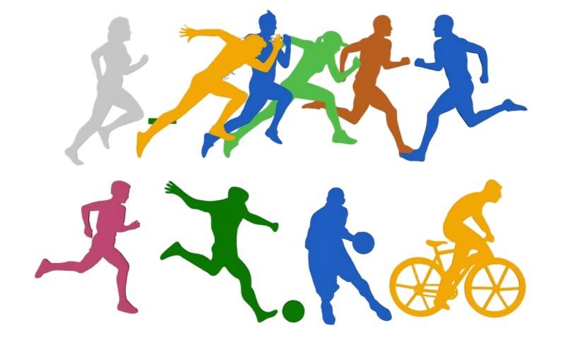 体育运动剪影人物体育SU模型 SU模型免费下载_sketchup模型