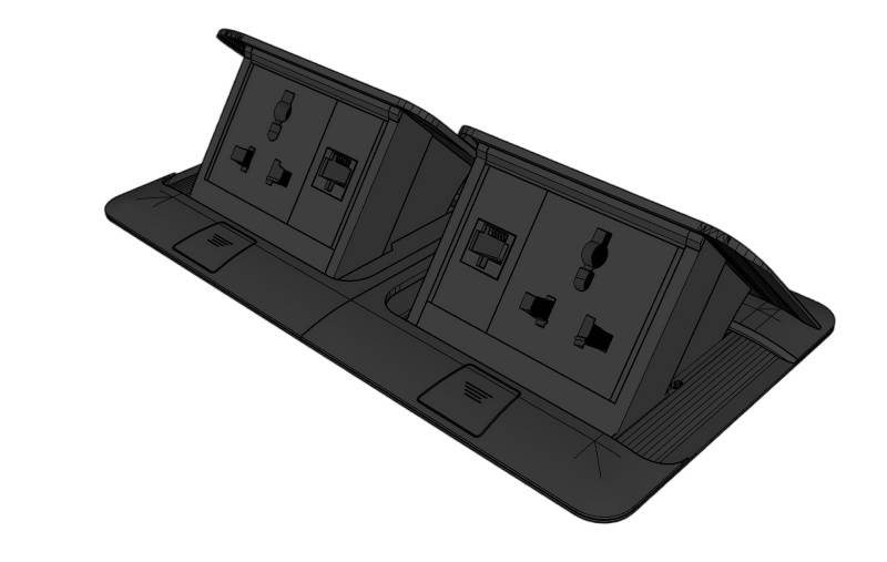 地插插座家电SU模型 SU模型免费下载_sketchup模型