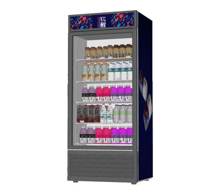 零售商业用冷藏展示柜家电SU模型 SU模型免费下载_sketchup模型