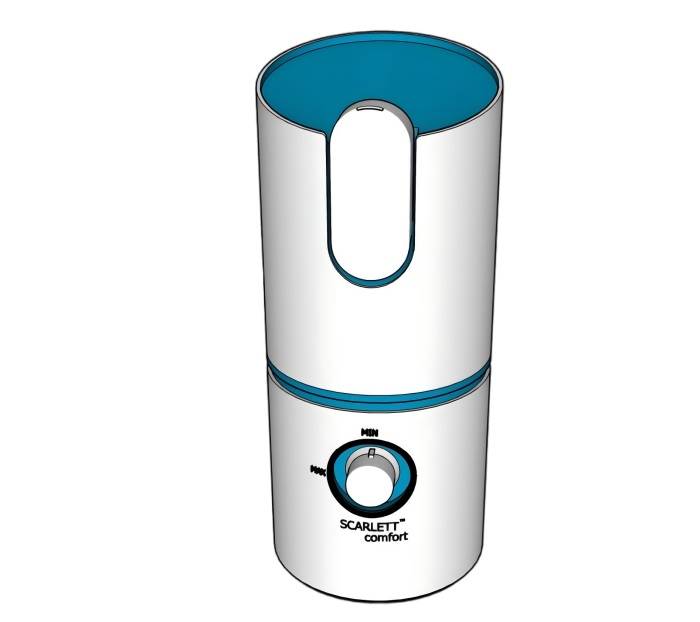 SCARLETT品牌圆柱形加湿器家电SU模型 SU模型免费下载_sketchup模型