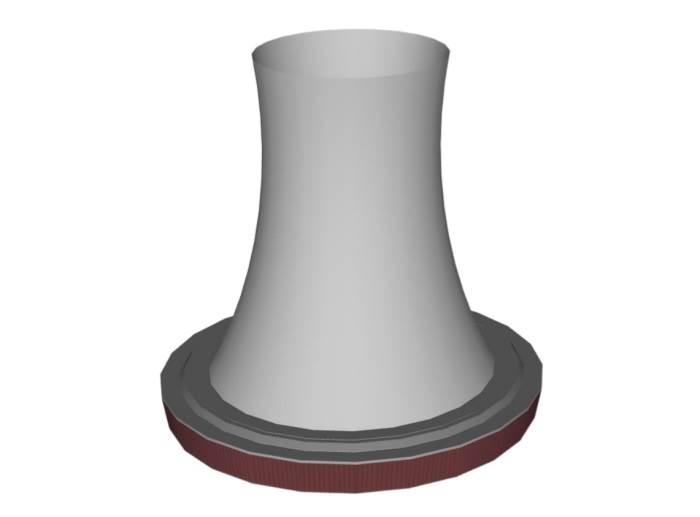 冷却循环水的冷却塔 SU模型免费下载_sketchup模型