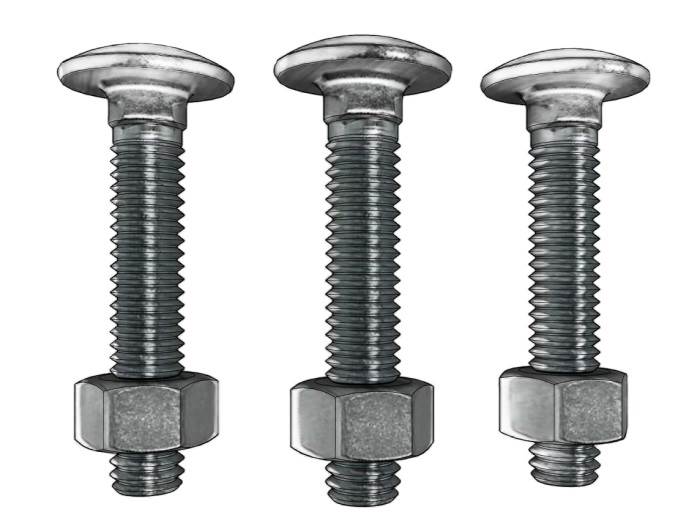 螺栓带螺母机械SU模型 SU模型免费下载_sketchup模型