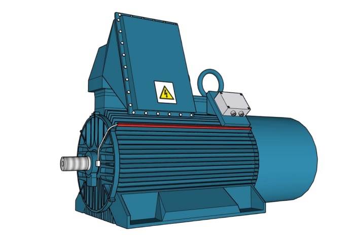 交流电机机械SU模型 SU模型免费下载_sketchup模型