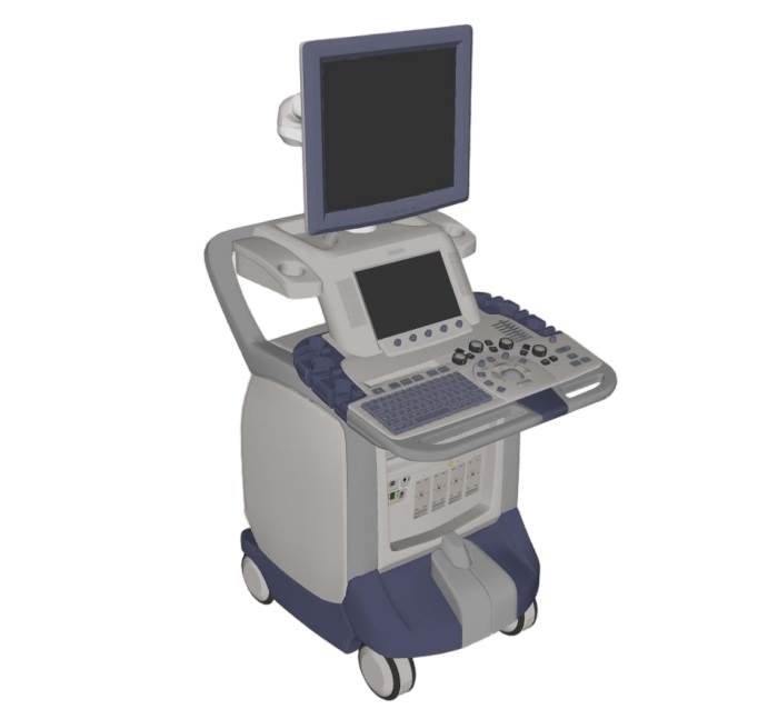 医疗设备彩超机机械SU模型 SU模型免费下载_sketchup模型