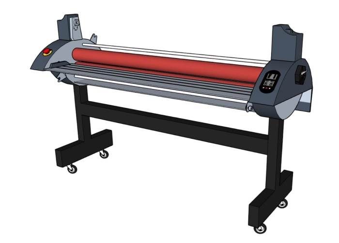 冷裱机机械SU模型 SU模型免费下载_sketchup模型