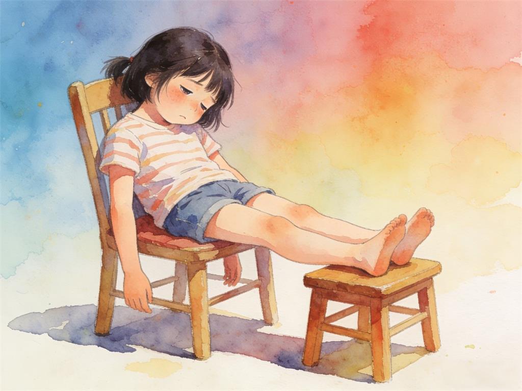 水彩画:一到年底感觉身体被掏空 水彩画高清JPG图片素材