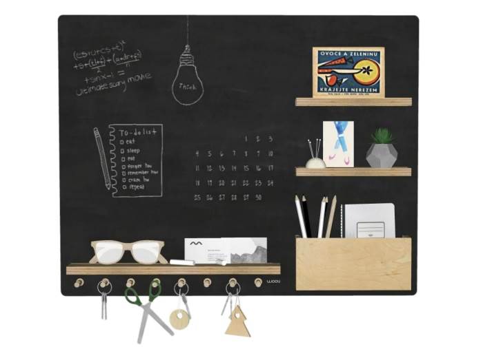 生产力看板带钥匙剪刀等办公SU模型 SU模型免费下载_sketchup模型