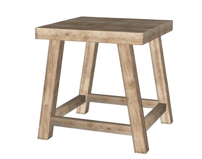 简约木方凳椅子SU模型 SU模型免费下载_sketchup模型