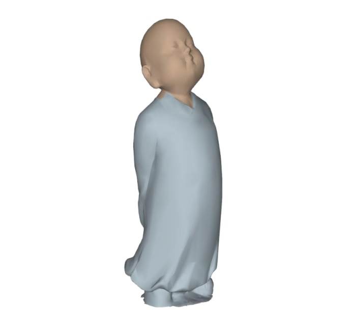 禅意和尚雕塑雕塑SU模型 SU模型免费下载_sketchup模型