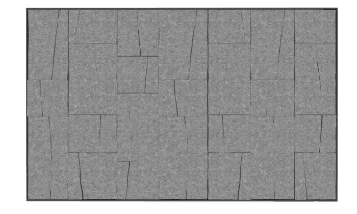 凹凸感石墙景观SU模型 SU模型免费下载_sketchup模型