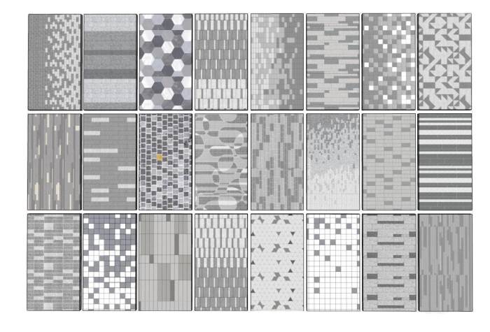 铺装地砖景观SU模型 SU模型免费下载_sketchup模型