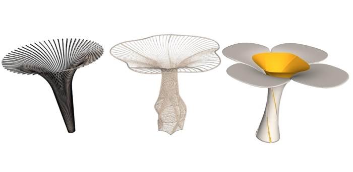 艺术花架景观SU模型 SU模型免费下载_sketchup模型